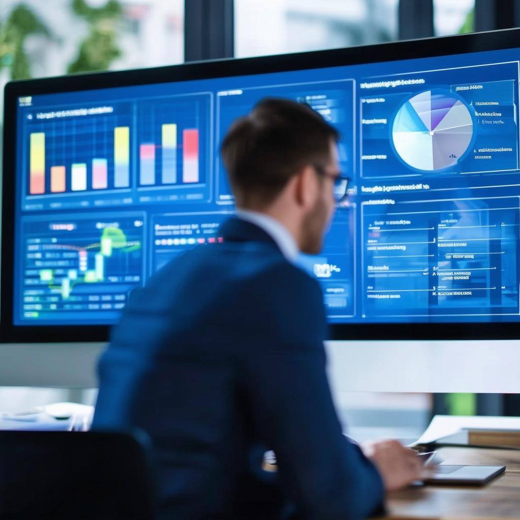 A CRM system showing data standardisation, clear processes to understand, make decisions do forecasting